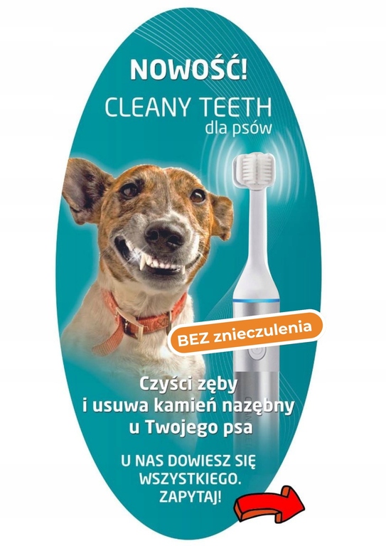 Cleany Teeth - ultradźwiękowa szczoteczka dla zwierząt (6)