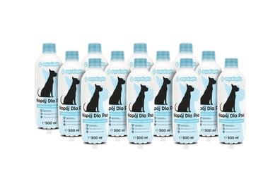 Dla Psa z witaminami i minerałami NAPÓJ AQUALAPKA (24×500 ml)